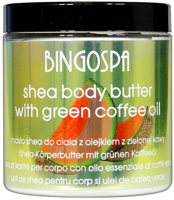 BINGOSPA Βούτυρο Σώματος Shea με Πράσινο Καφέ
