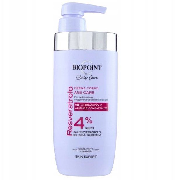 Biopoint Body Care Κρέμα Σώματος Αντιγήρανσης με Ρεσβερατρόλη 500ml