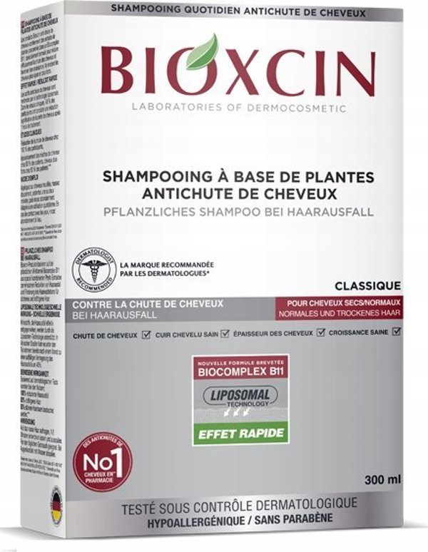 Bioxsine Bioxcin Classic Φυτικό σαμπουάν για ξηρά και κανονικά μαλλιά με τάση τριχόπτωσης 300 ml