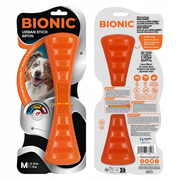 Bionic BIONIC Urban Stick, gryzak, dla psa, M, 23cm