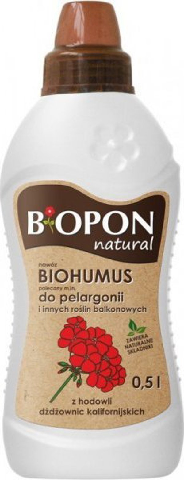 Biopon Biohumus λίπασμα για πελαργόνια 1L