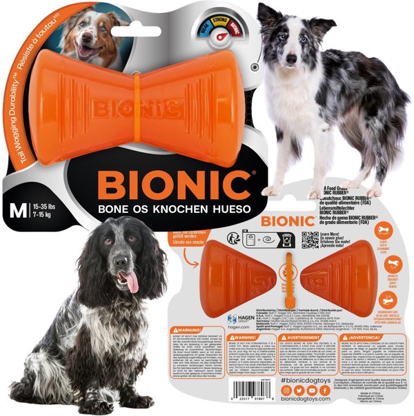 BIONIC Οστούν, παιχνίδι δαγκώματος για σκύλο, μέγεθος M, 12 εκ.