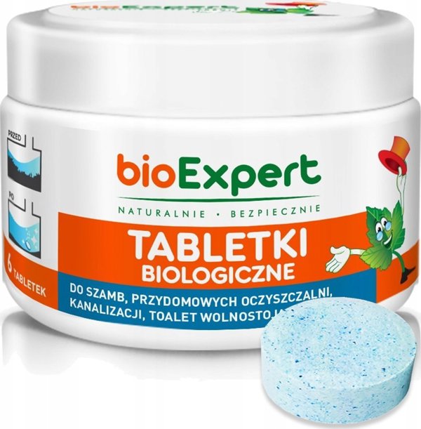 Bioexpert bioExpert, Tabletki biologiczne do szamb i przydomowych oczyszczalni, 6 szt.