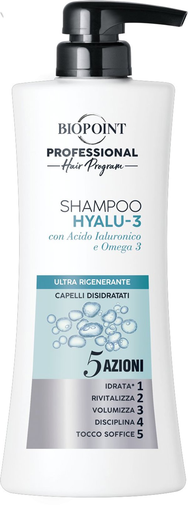 Biopoint Hyalu-3 Σαμπουάν Ενυδάτωσης με Υαλουρονικό Οξύ 400ml