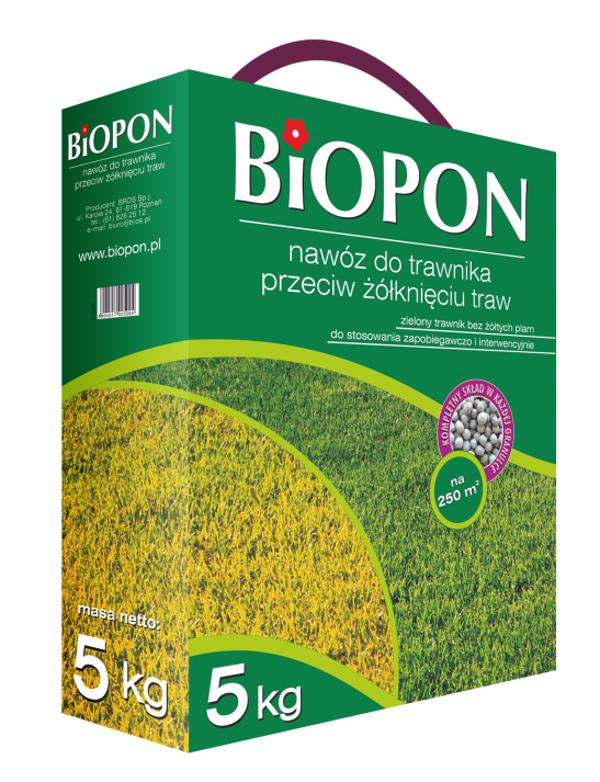Biopon Nawoz granulowany do trawnika przeciw zolknieciu 1kg