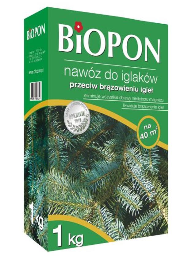 Biopon Λιπασμα Κοκκωδες για Κωνοφορα Κατα της Καφετιασμου 5kg