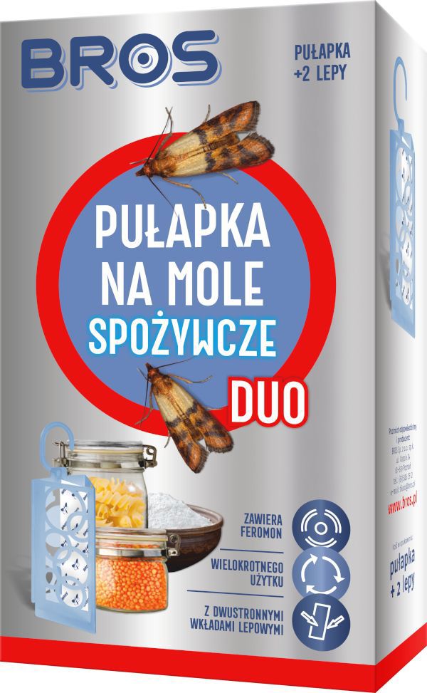 Biopon Pulapka na mole spozywcze duo + Wklady Bros 1szt.