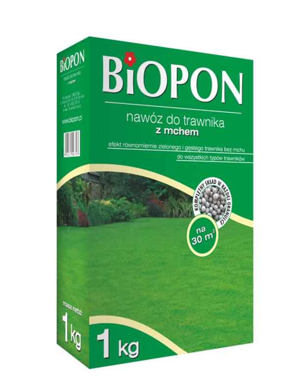 Biopon Nawoz granulowany do trawnika z mchem 3kg (1050)