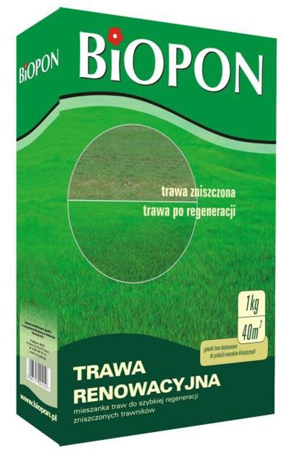 Biopon Trawa Renowacyjna - Σπόροι Γκαζόν για Επισκευή Χλοοτάπητα, 1kg