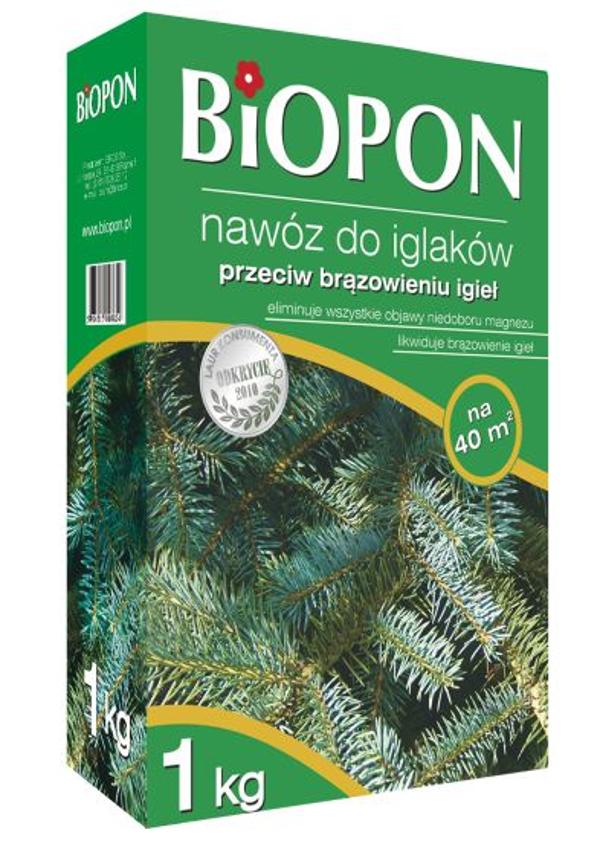 Biopon Λιπασμα σε Κόκκους για Κωνοφόρα κατά της Καφετίλας των Βελονών 3kg