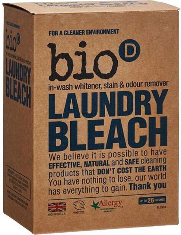 Bio-D Laundry Bleach - Odplamiacz, Wybielacz, Eliminator Zapachow, 400g (BIO06549)