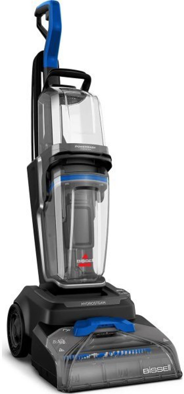 Bissell Carpet Cleaner | PowerWash Hydrosteam | Corded operating | Washing function | 1400 W | Black/Cobalt Blue