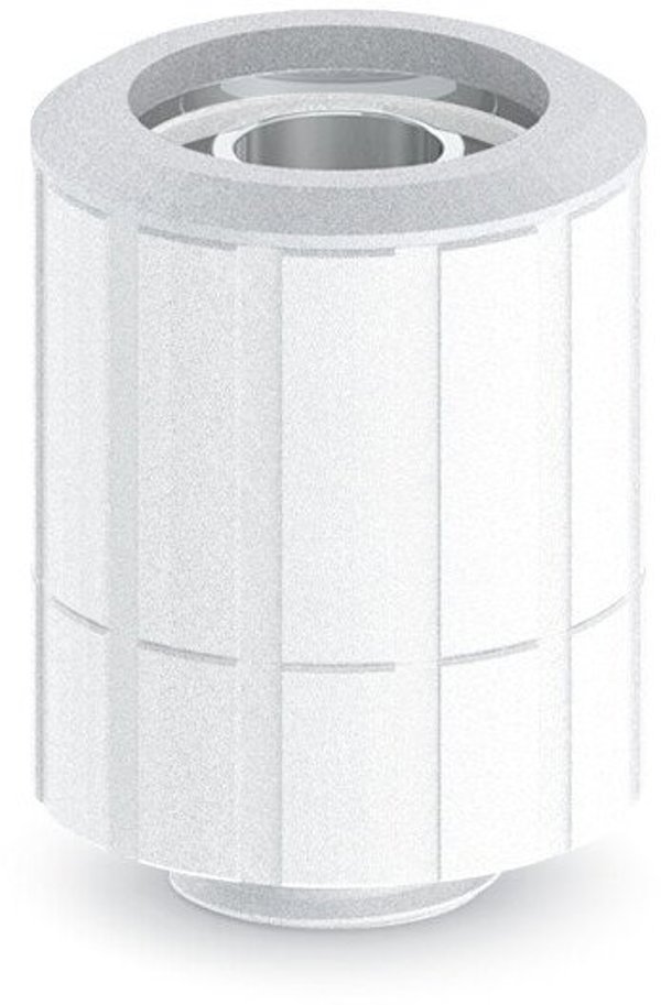 Bitspower Artemis Αντάπτορας G1/4" Αρσενικό σε 16/10mm, Περιστρεφόμενος - Arctic White