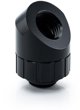 BitsPower Artemis 45 Grad Fitting - obrotowy, matowy czarny