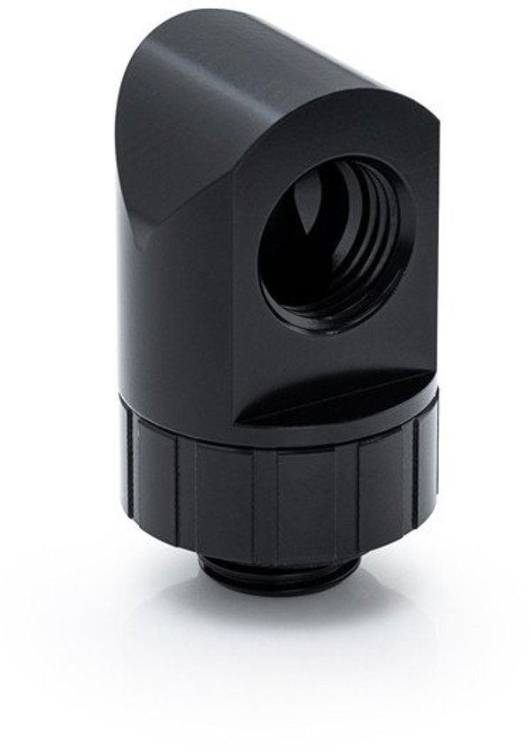 BitsPower Artemis 90 Grad Fitting - obrotowy, matowy czarny