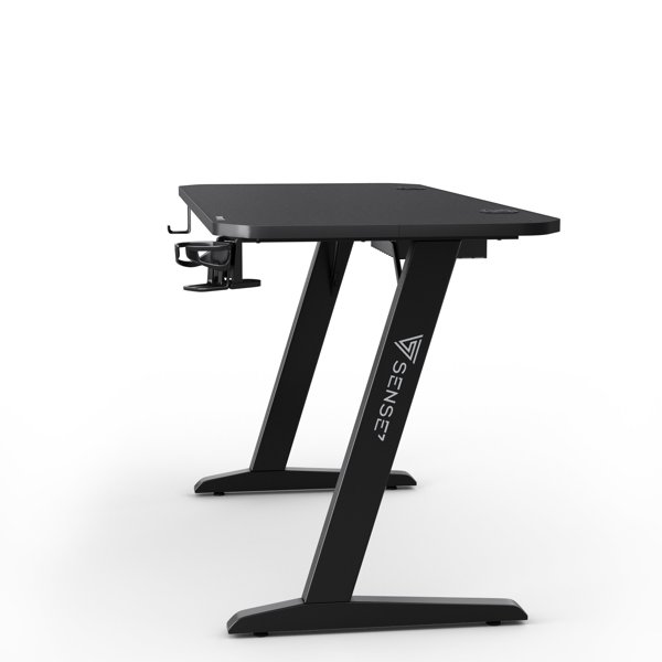 SENSE7 Nomad Classic Gaming Γραφείο, 140x60 cm, Μαύρο