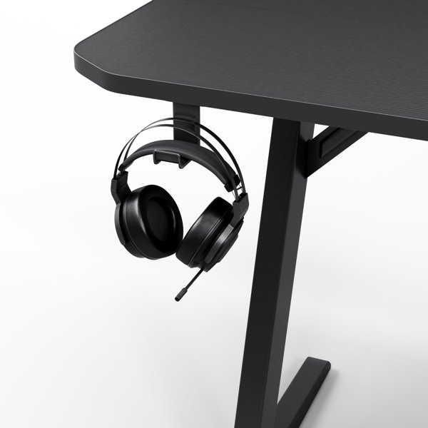 SENSE7 Nomad Classic Gaming Γραφείο, 140x60 cm, Μαύρο