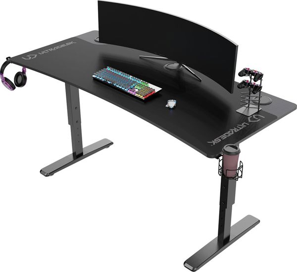 Biurko Ultradesk Cruiser Czarne 160 cmx70 cm