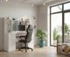 4HouseDesign Σετ Γραφείου KUBA & DRIFT, Λευκό Χρώμα