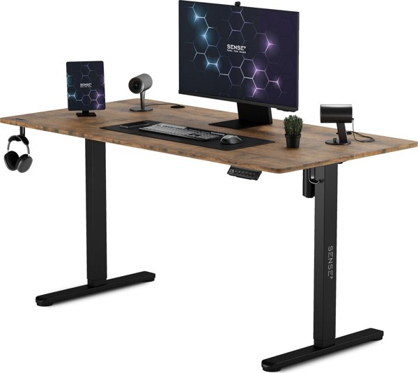 SENSE7 Γραφείο Nojo Wenge 140 cmx70 cm Μαύρη Δρυ 13258026 5902659847027