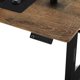 SENSE7 Nojo Γραφείο 140x70 cm, Χρώμα Wenge & Μαύρη Δρυς