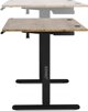 SENSE7 Nojo Γραφείο 140x70 cm, Χρώμα Wenge & Μαύρη Δρυς