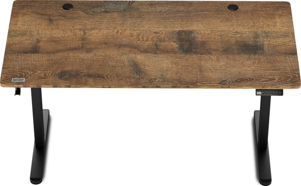 SENSE7 Nojo Γραφείο 140x70 cm, Χρώμα Wenge & Μαύρη Δρυς