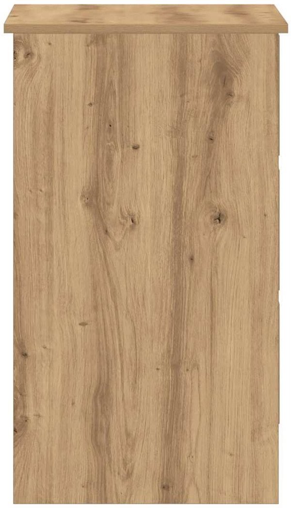 Γραφείο vidaXL Artisan από Μασίφ Ξύλο Δρυός, 90x45x76 εκ.