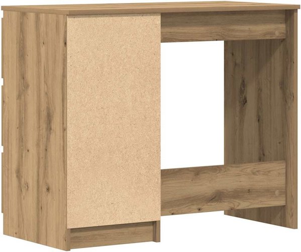 Γραφείο vidaXL Artisan από Μασίφ Ξύλο Δρυός, 90x45x76 εκ.