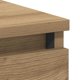 Γραφείο vidaXL Artisan από Μασίφ Ξύλο Δρυός, 90x45x76 εκ.