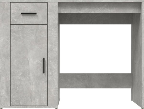 Biurko vidaXL biurko szarosc betonu 100x49x75 cm material drewnopochodny