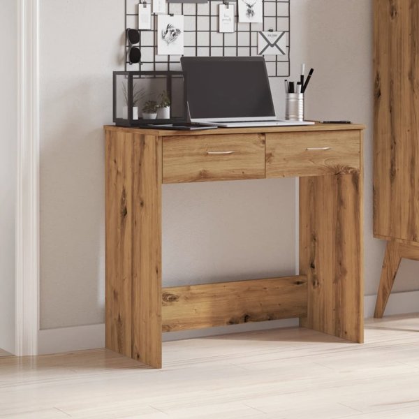 vidaXL Γραφείο δρυς Artisan 80x40x75 εκ.