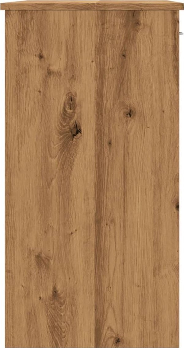 vidaXL Γραφείο δρυς Artisan 80x40x75 εκ.