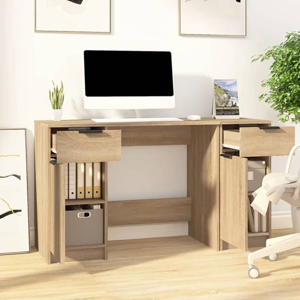 Γραφείο vidaXL Sonoma Δρυς 100 cm x 50 cm