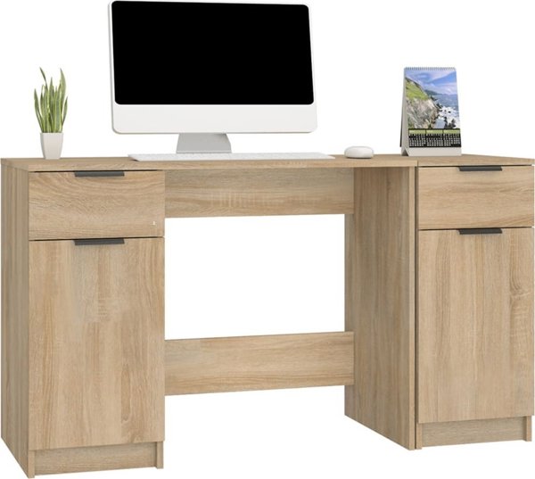 Γραφείο vidaXL Sonoma Δρυς 100 cm x 50 cm