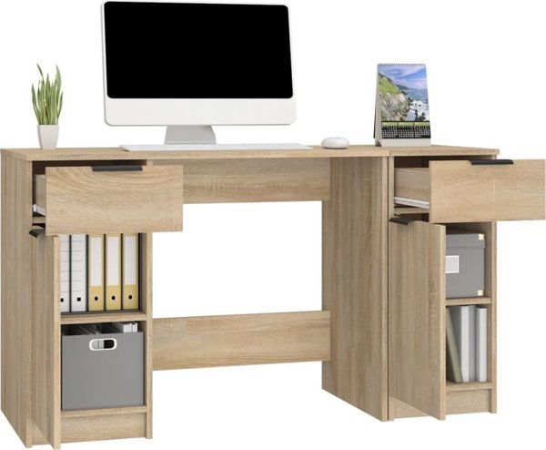 Γραφείο vidaXL Sonoma Δρυς 100 cm x 50 cm