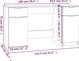 Γραφείο vidaXL Sonoma Δρυς 100 cm x 50 cm