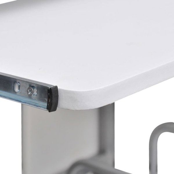 vidaXL Γραφείο Λευκό 110x52 cm