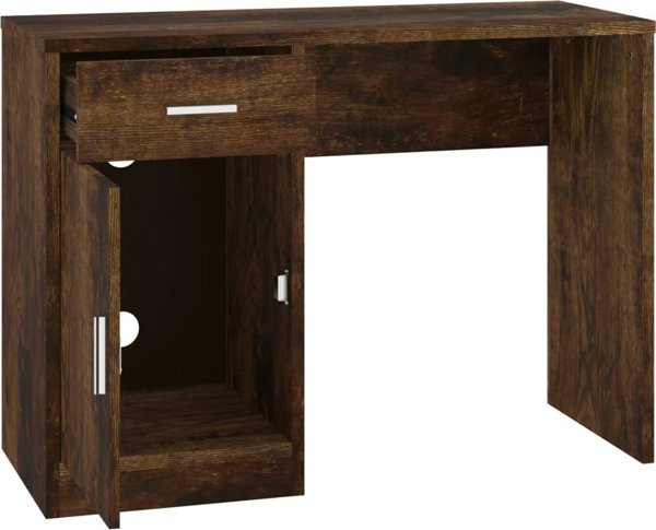 Γραφείο vidaXL σκούρο καφέ 100x40 cm