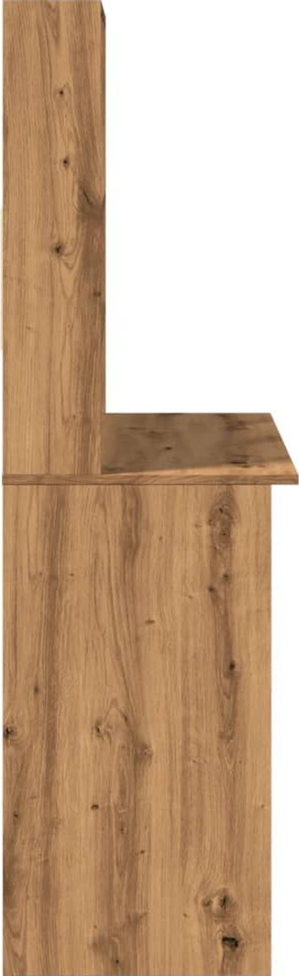 Biurko vidaXL με ράφια, δρυς Artisan, 102x45x148 cm