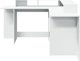 vidaXL Γραφείο με Φωτισμό LED, Λευκό, 152x152x91 cm