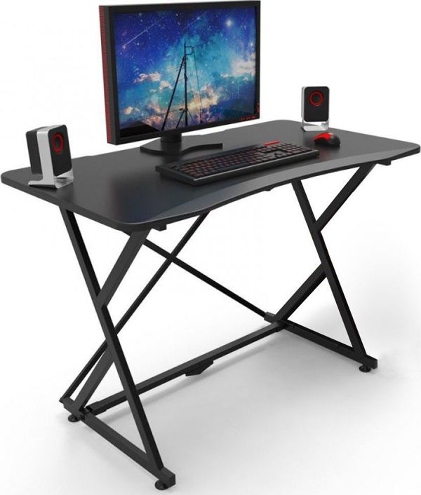 Γραφείο Gaming Techly ICA-TB ESG01, Εργονομικό, Μαύρο, 110x60 cm