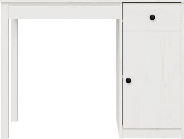 Biurko vidaXL Λευκό 100 cm x 50 cm
