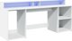 Γραφείο vidaXL με φωτισμό LED, λευκό, 200x55x91 cm