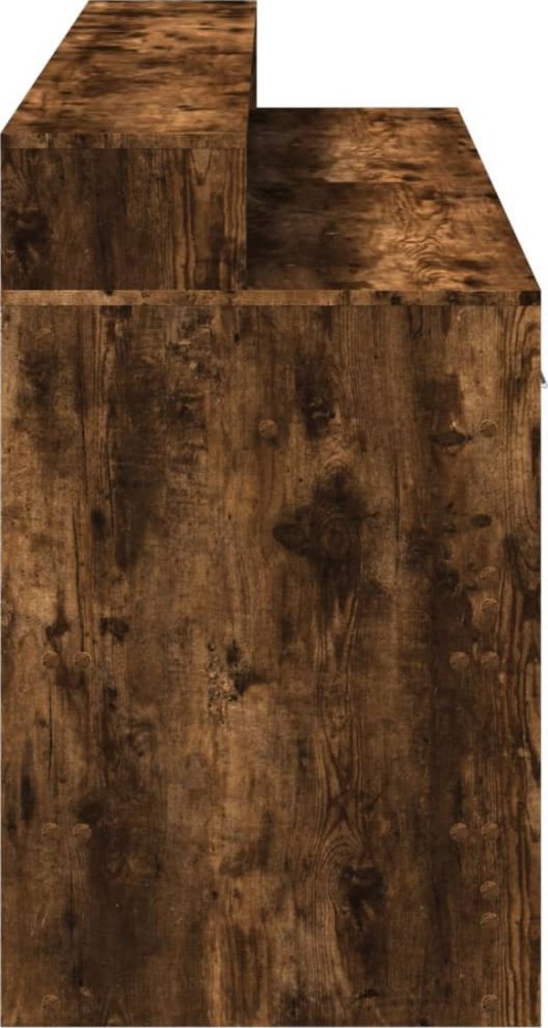 Γραφείο με φωτισμό LED σε απόχρωση przydymiony dab 160x55x91 cm