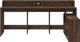 Biurko vidaXL z podswietleniem LED, brazowy dab, 200x104x91 cm
