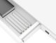 Biurko ACTIVEJET z elektryczna regulacja wysokosci 140x70 ET119W-C bialy