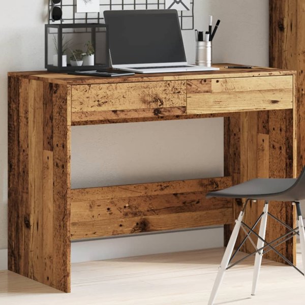 Biurko vidaXL, stare drewno, 101x50x76,5 cm, material drewnopochodny