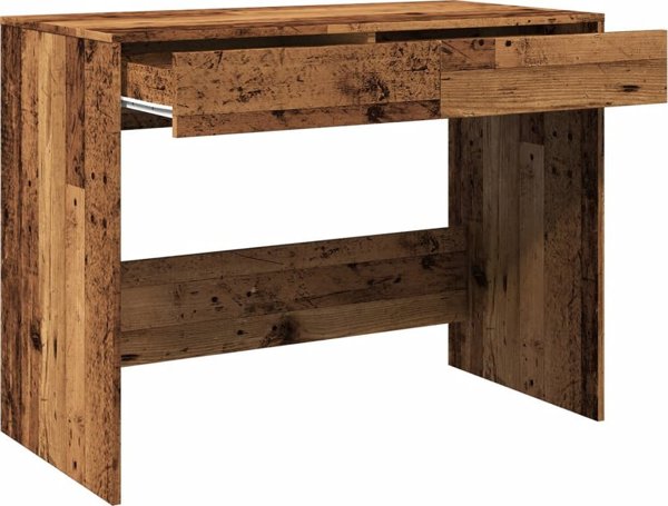 Biurko vidaXL, stare drewno, 101x50x76,5 cm, material drewnopochodny