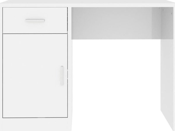 vidaXL Γραφείο Λευκό 100 cm x 40 cm